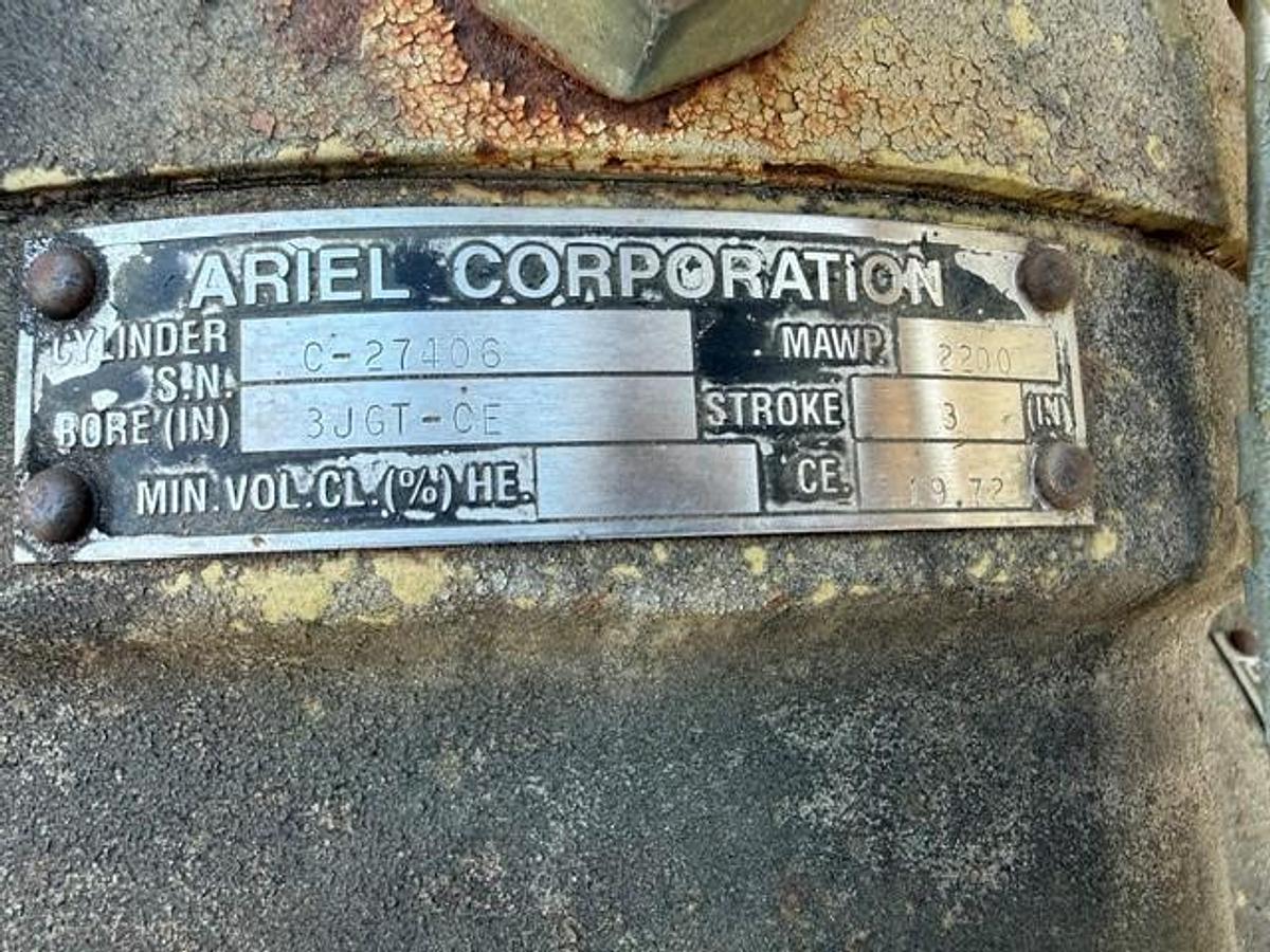 Used CAT G3406TA / Ariel JGA-4 Five Stage High Pressure Compressor Package Size 11” x 6.125” x 3.625” x 3” x 1.5” SN: F-10098