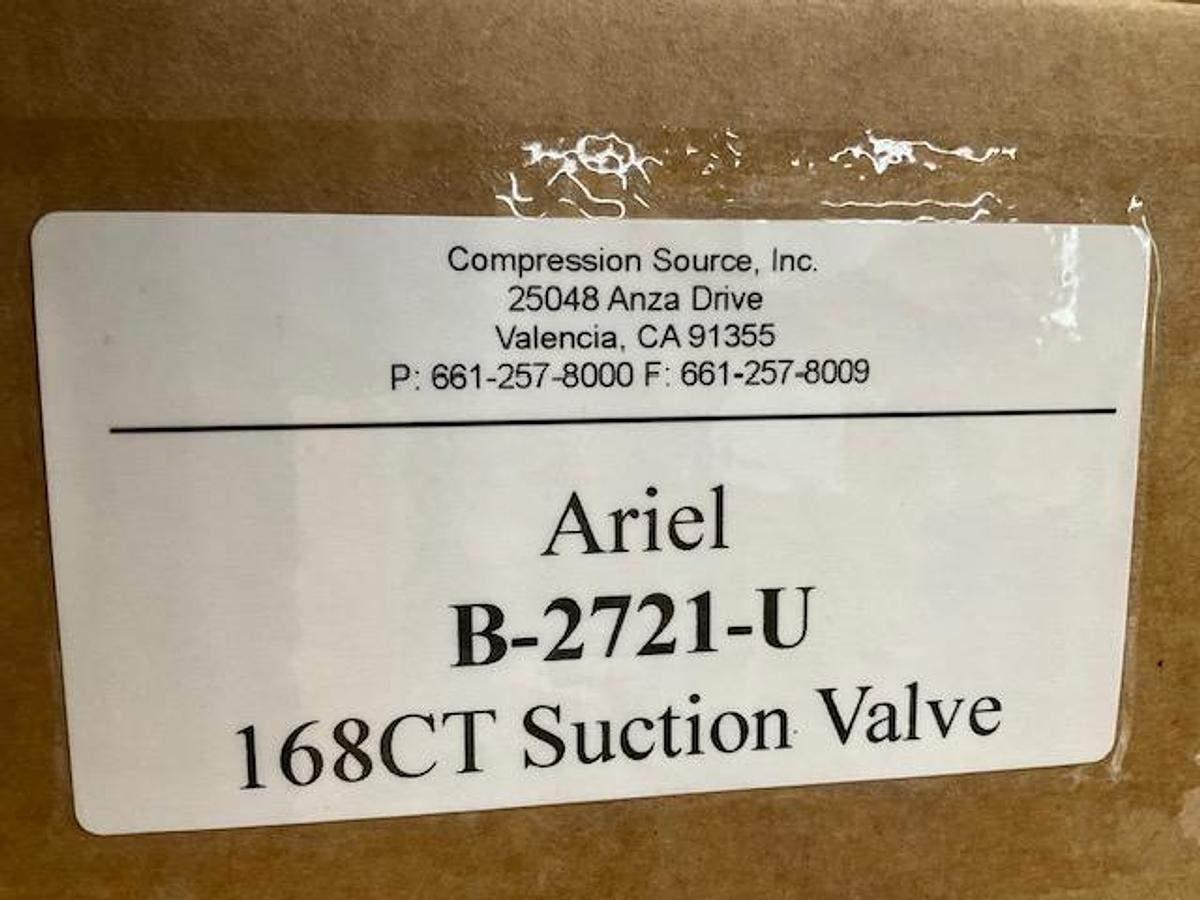 Rebuilt Ariel 168CT Suction Valve PN B-2721-U
