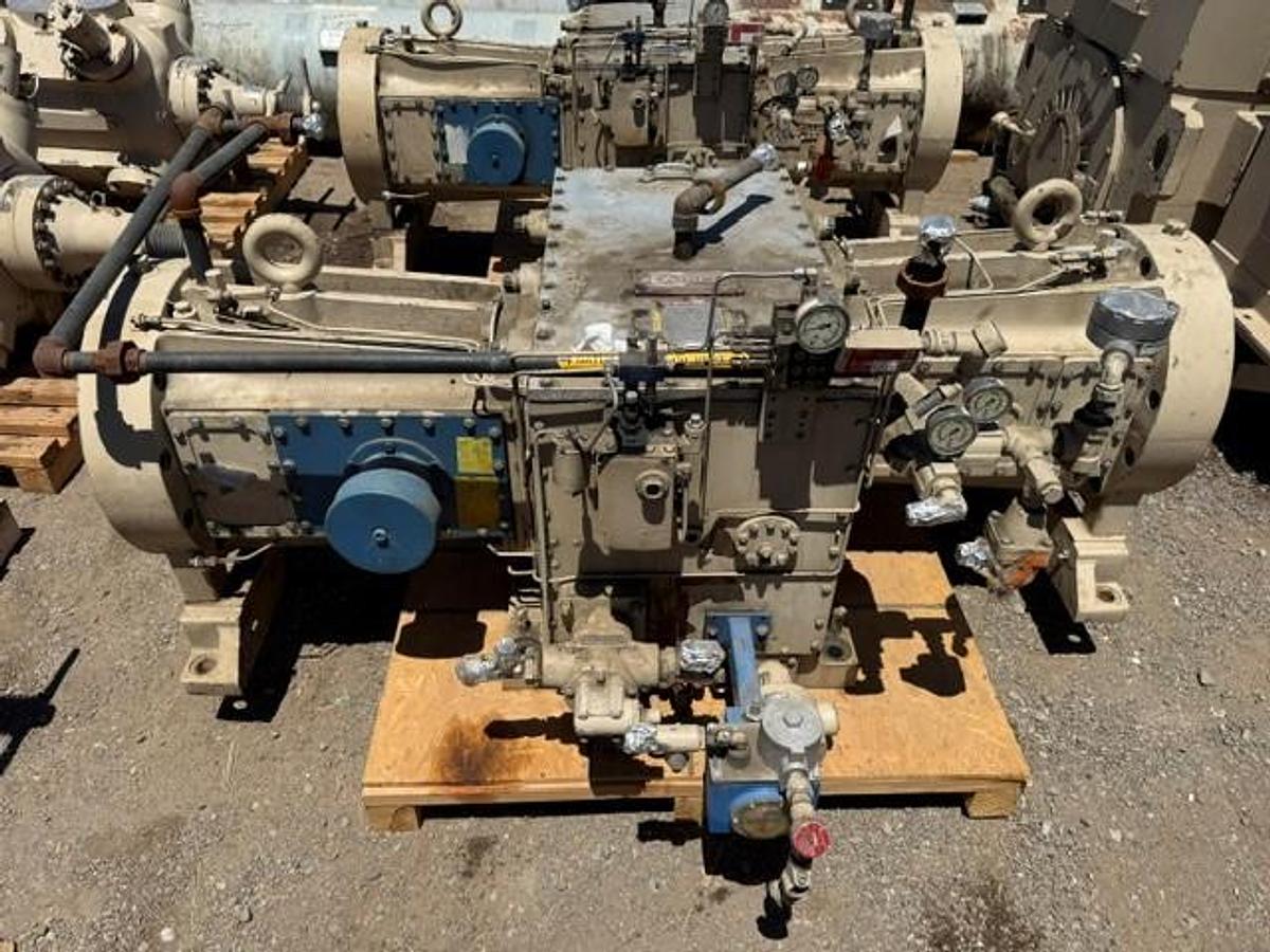 Used Ariel JGT-2 Compressor Frame SN F-29828 with (2) 8.375” JGT 1895 # Cylinders