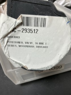 Used Woodward L-Series 16 mm Position-Control Trim Valve PN: 8404-3003