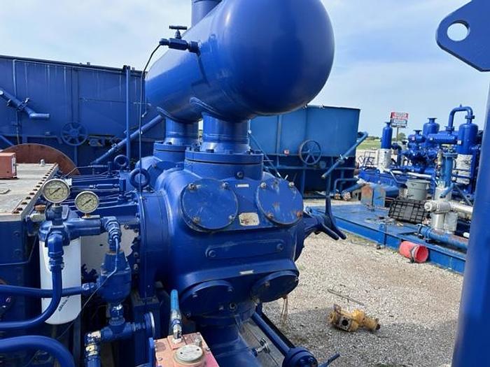 Used Ariel JGJ-4 / Cat G3508LE Three stage Compressor Package - Size 13.5” x 13.5” x 9.75” x 5.5” - Less Engine Only - Unit # 143