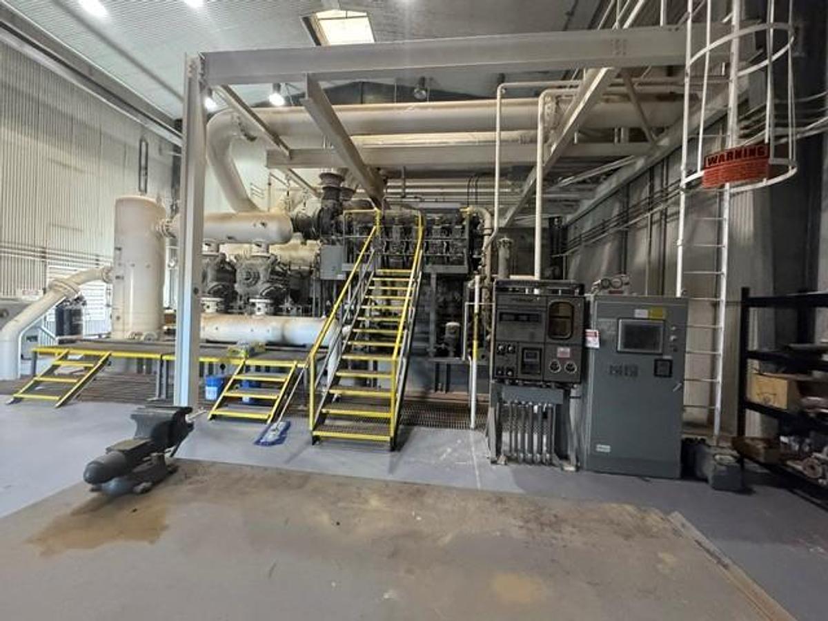 Used CAT G3612 A3 / Ariel JGD-4 Single Stage Compressor Package with (4) 11.375" DL Cylinders SN F-17126