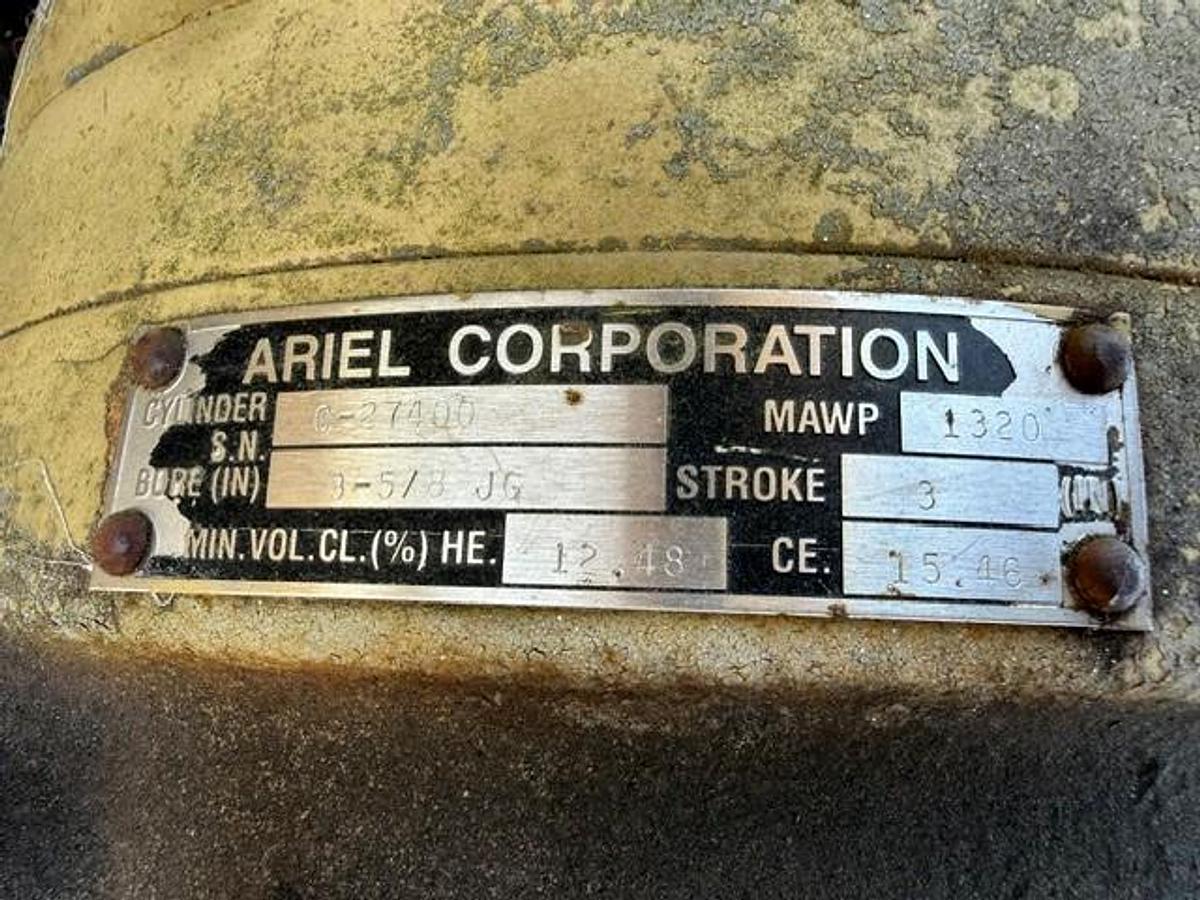 Used CAT G3406TA / Ariel JGA-4 Five Stage High Pressure Compressor Package Size 11” x 6.125” x 3.625” x 3” x 1.5” SN F-10097