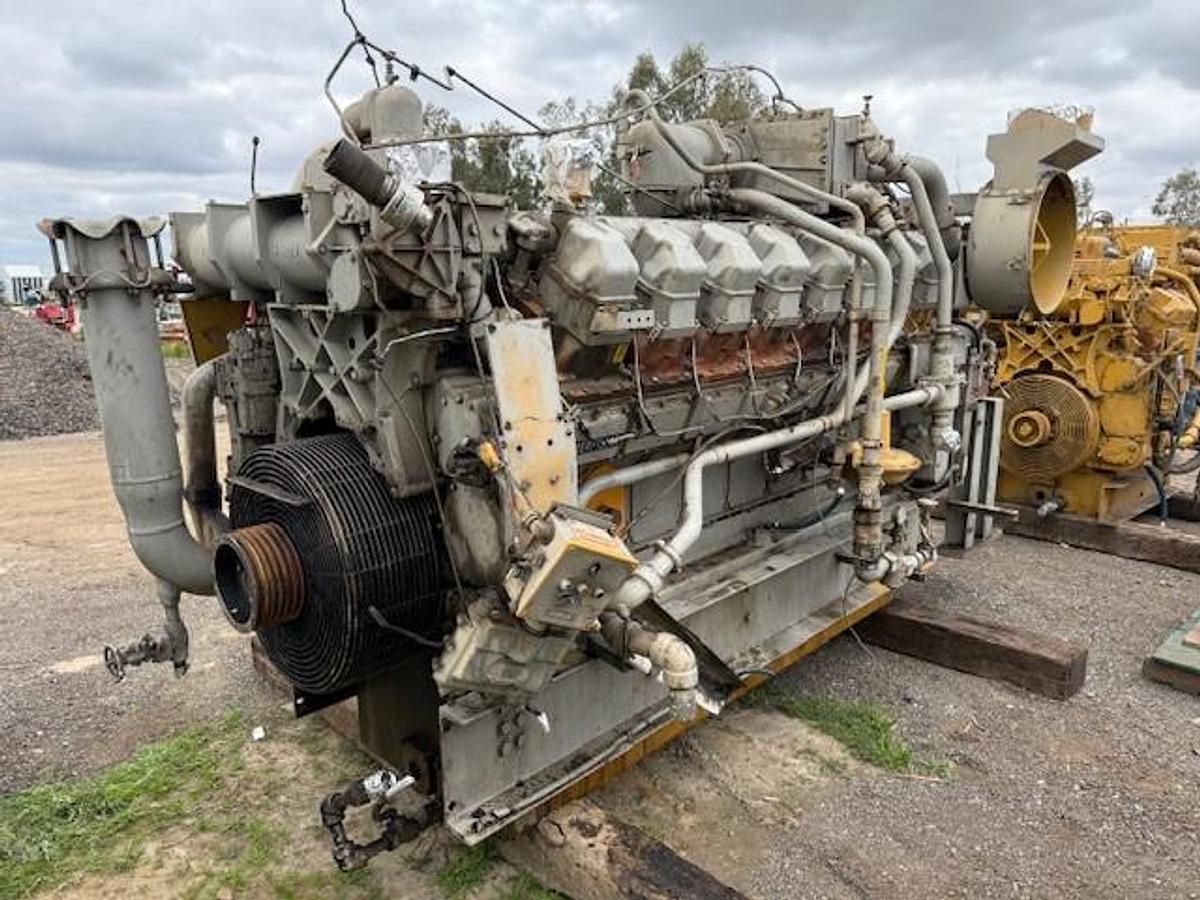 Used Caterpillar G3516SITA 1400 RPM Engine SN: 4EK01485