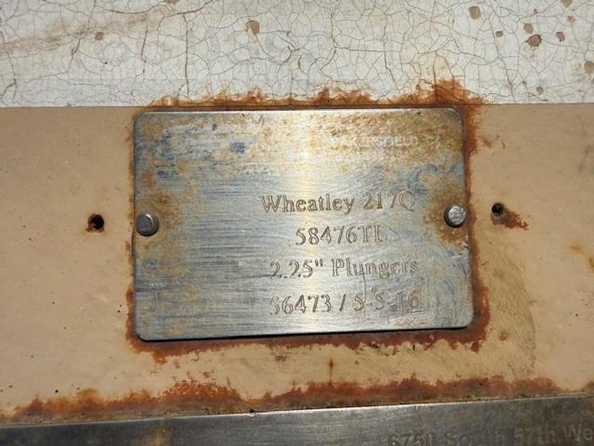 Used National 217Q-4M Pump SN 58476TL