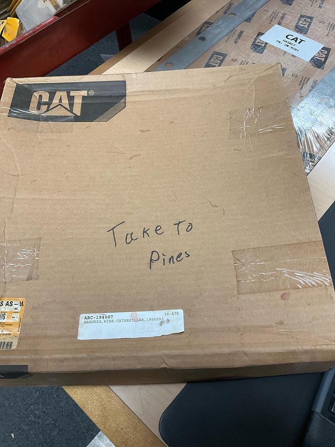 CAT Left Side Temperature Sensor Wiring Harness PN: 195-6055