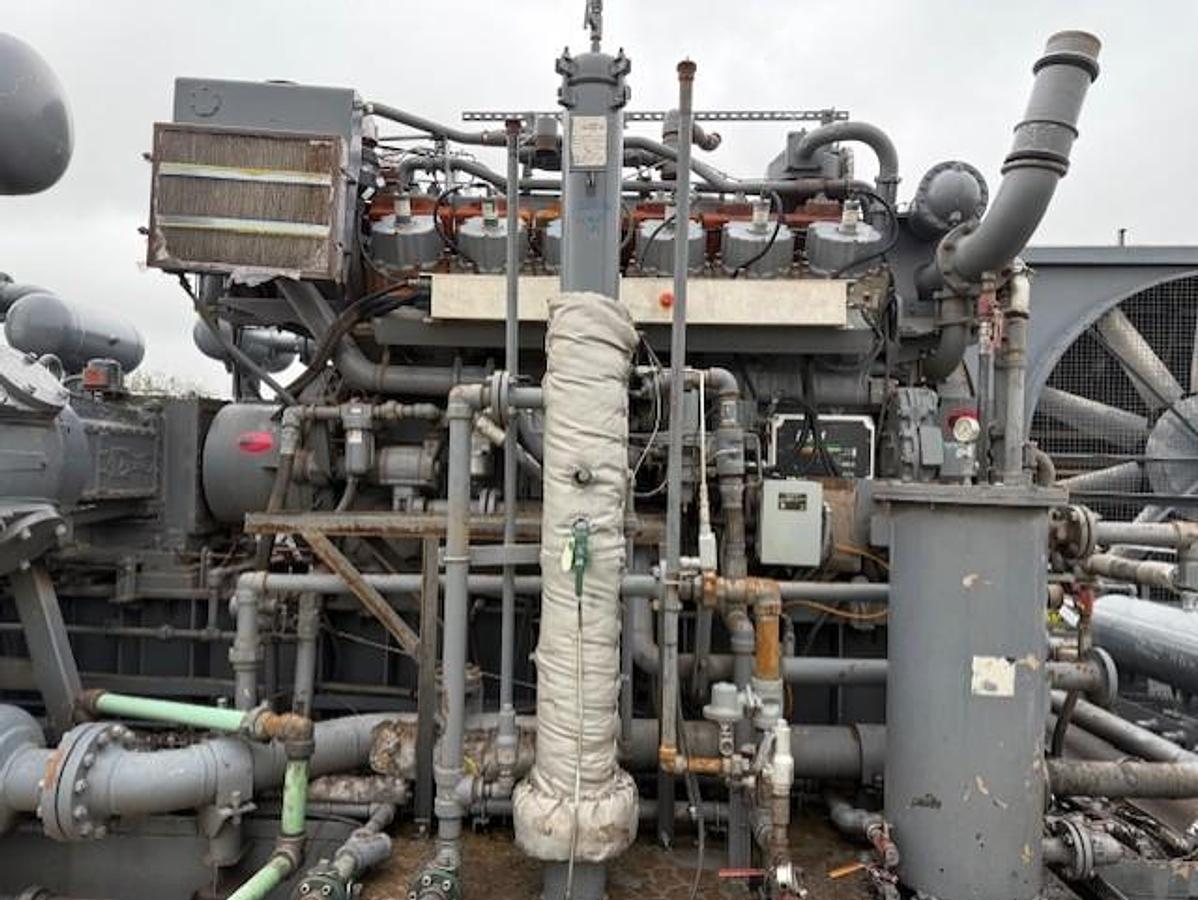 Used Waukesha L7044GSI / Ariel JGK-4 Three Stage Compressor Package SN F-17437 Size 13.625" x 13.625" x 9.625" x 6.75" with 156EH Cooler
