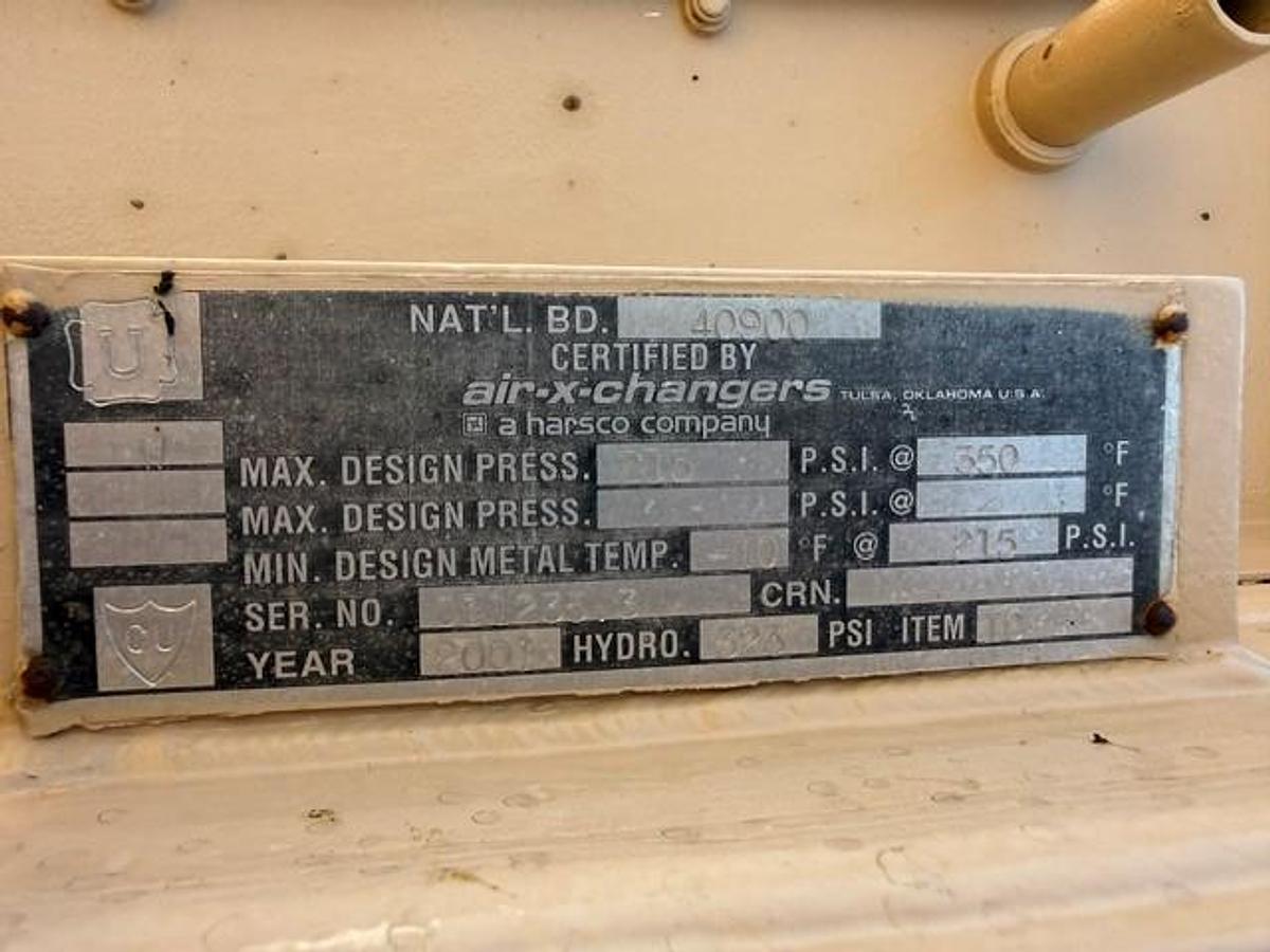 Used 350 HP / Ariel JGJ-2 Two Stage Compressor Package Size 15.25" x 8.375" with 81AVI Cooler SN F-17062