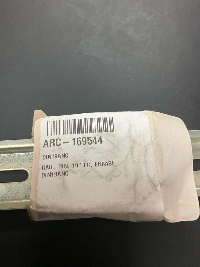 DINRAIL-19 - metal DIN RAIL, 19" long, EN50022/TS35 compatible 35x7.5mm section