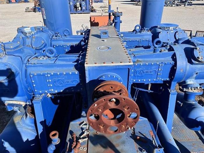 Used Ariel JGE-4 SN F-23606 / Waukesha F3524GSI (no engine) Three Stage Compressor Package Size 17.25” x 17.25” x 13.5” x 9.625” with ACE J144 Cooler