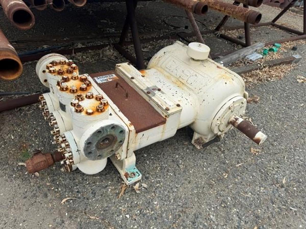 Used Gaso 3400 Series Triplex Pump A/B Fluid End SN 30305