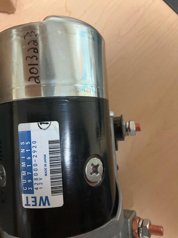 Cummins Starting Motor PN: 3971615