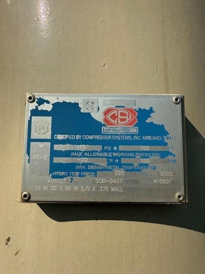 Used CAT G3412LE / Frick NGC300 Screw Compressor Package SN NGC3001297R