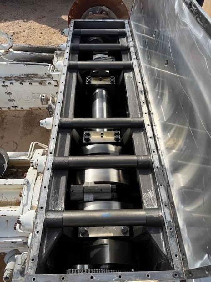 Used Ariel JGK-4 Compressor Frame SN F-37234 with (2) 11” x (2) 6.25” JGK Cylinders 