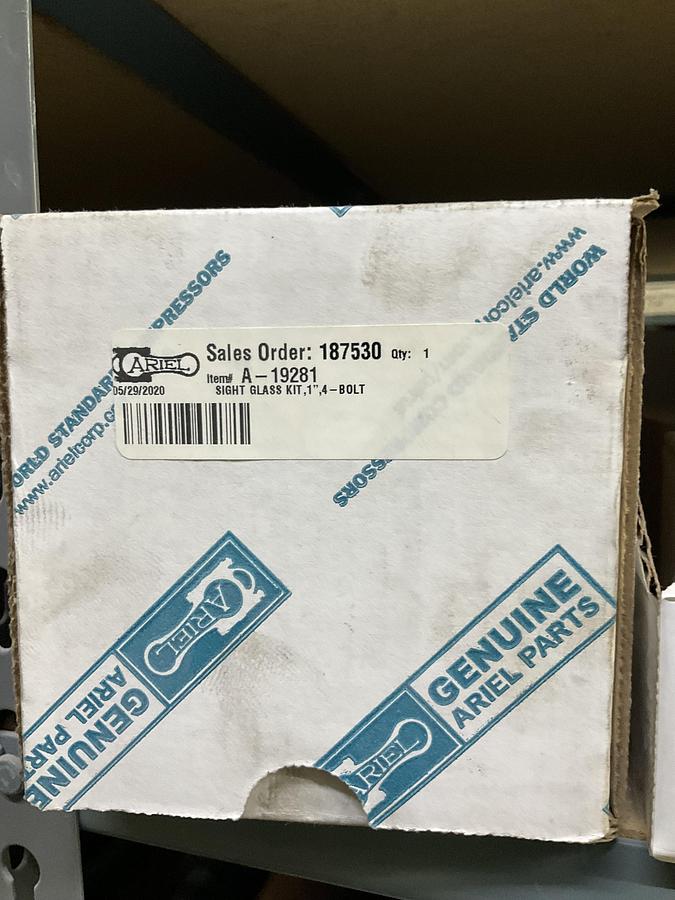 Used ARIEL SIGHT GLASS KIT,1",4-BOLT PN# A-19281