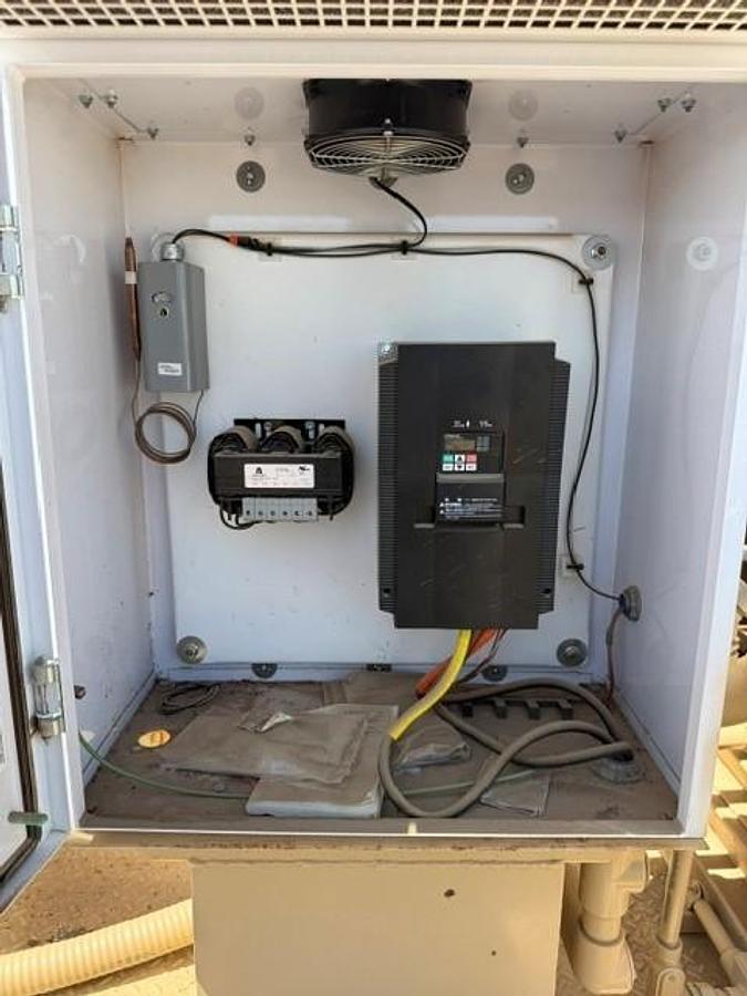 Used 350 HP / Ariel JGJ-2 Two Stage Compressor Package Size 15.25" x 8.375" with 81AVI Cooler SN F-17062