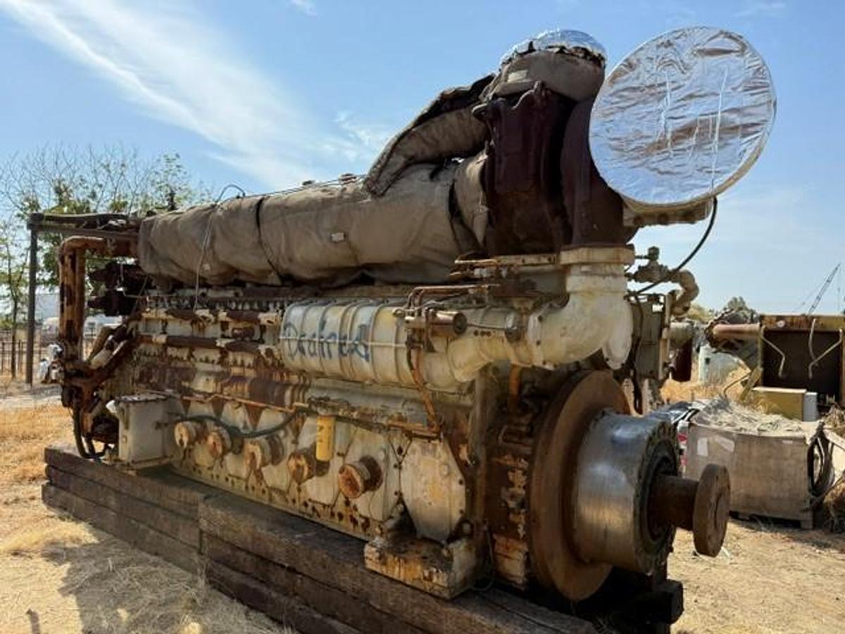 Used CAT G3608 A3 Engine SN 4WF00024