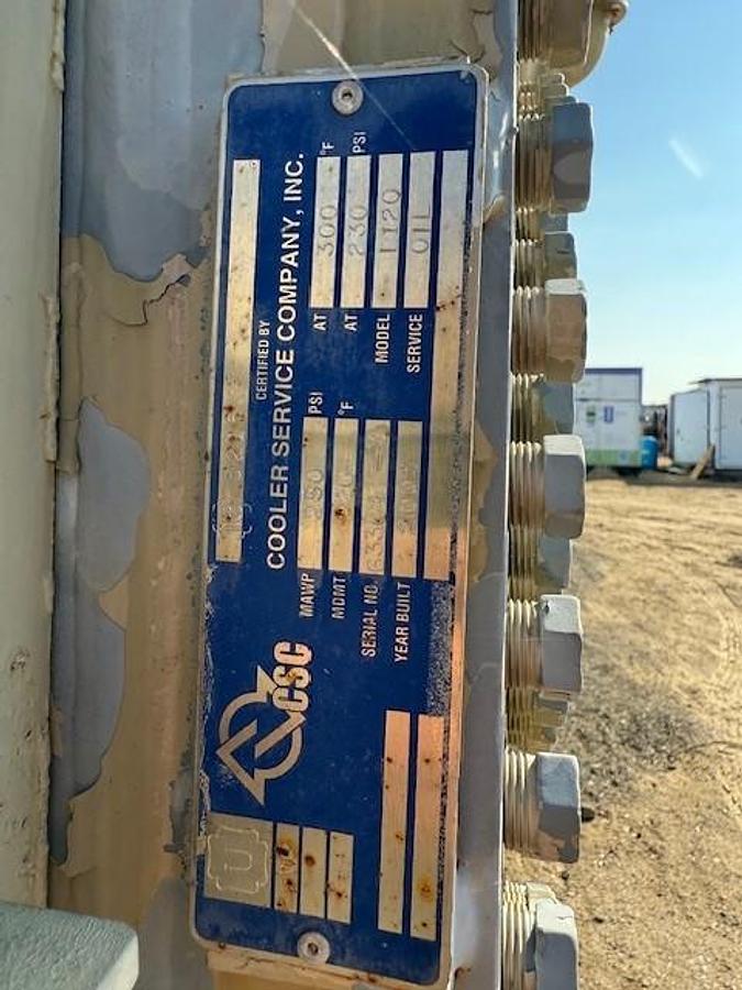 Used CAT G3412LE / Frick NGC300 Screw Compressor Package SN NGC3001297R