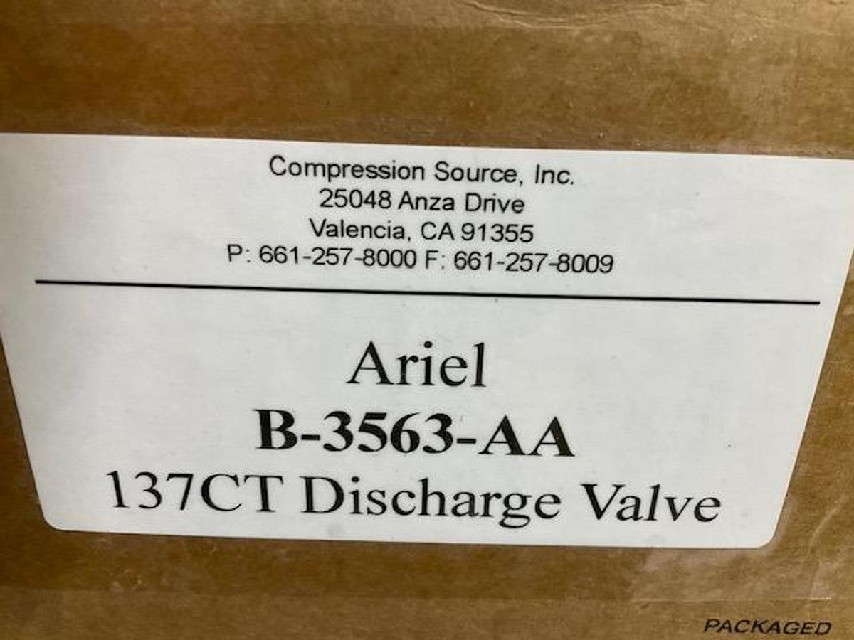 Rebuilt Ariel 137CT Discharge Valve PN B-3563-AA