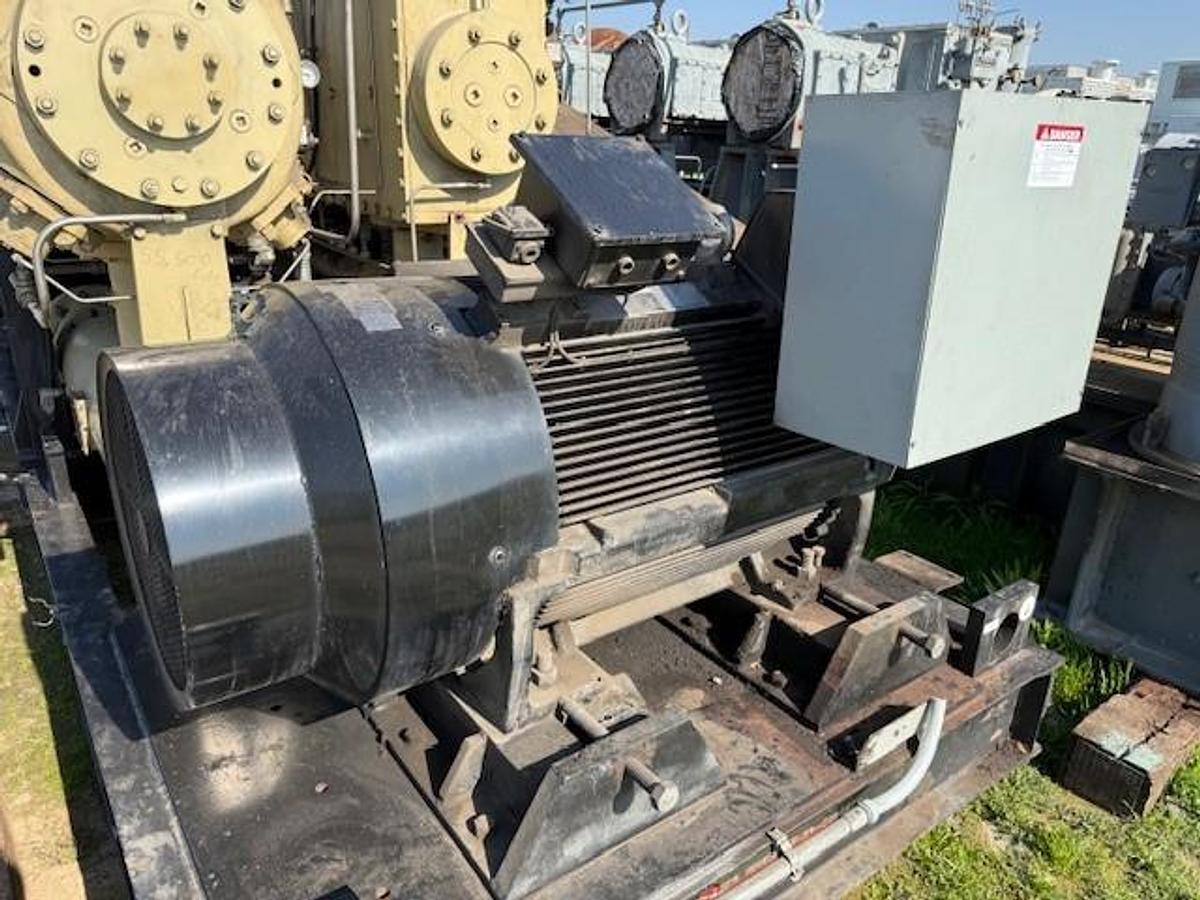 Used Ingersoll Rand Four Stage PET Compressor 525 HP / Model PS4 2500=H NL Package SN NAR10240220