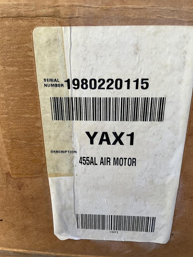 Used KimRay 455AL Air Motor SN 1980220115