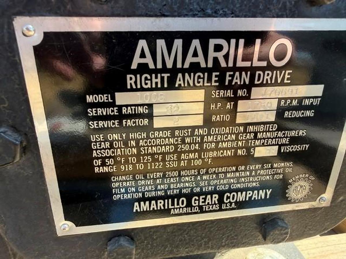 Used Amarillo Right Angle Drive Model FD110 SN