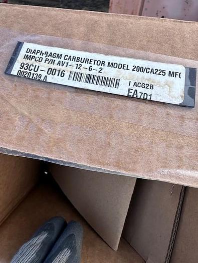 IMPCO Carburetor Diaphragm PN AV1-12-6-2