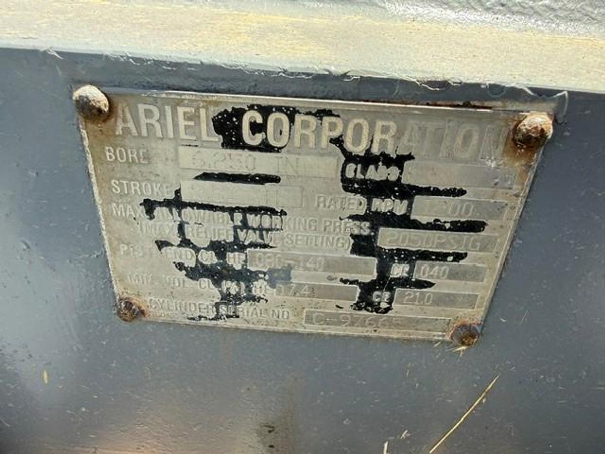 Used Ariel 6.25” JGK 2050 # Cylinder SN C-97665