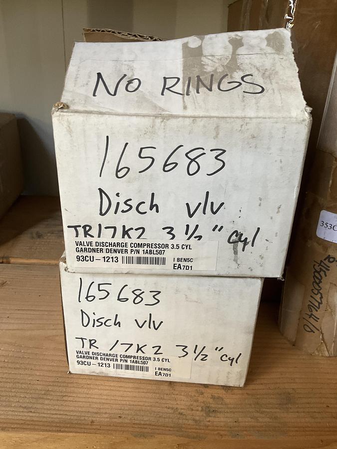 Gardner Denver Compressor Discharge Valve Assembly PN: 1ABL507
