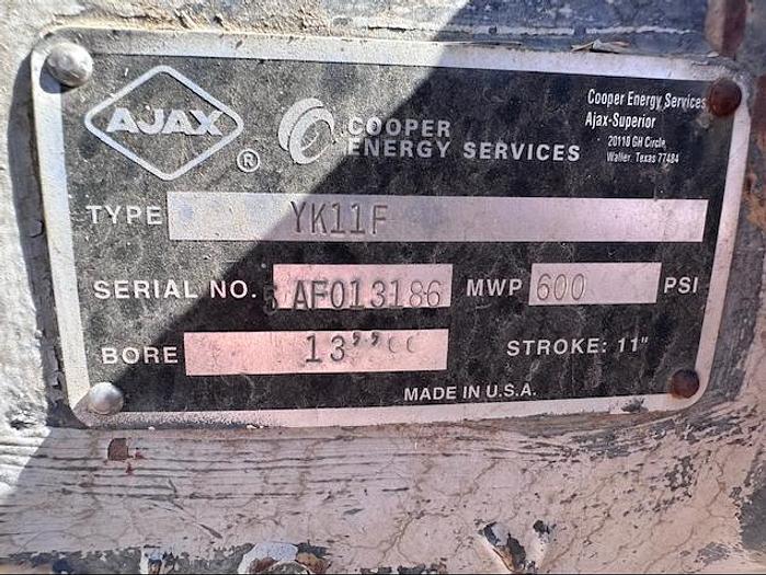 Used Ajax 13" YK11F 600# Cylinder SN 5AF013186