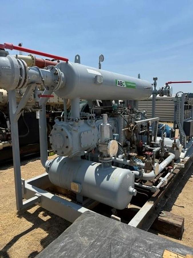 Used 150 HP / ABC 1EHA-2-GT-240 Natural Gas Compressor SN 24998