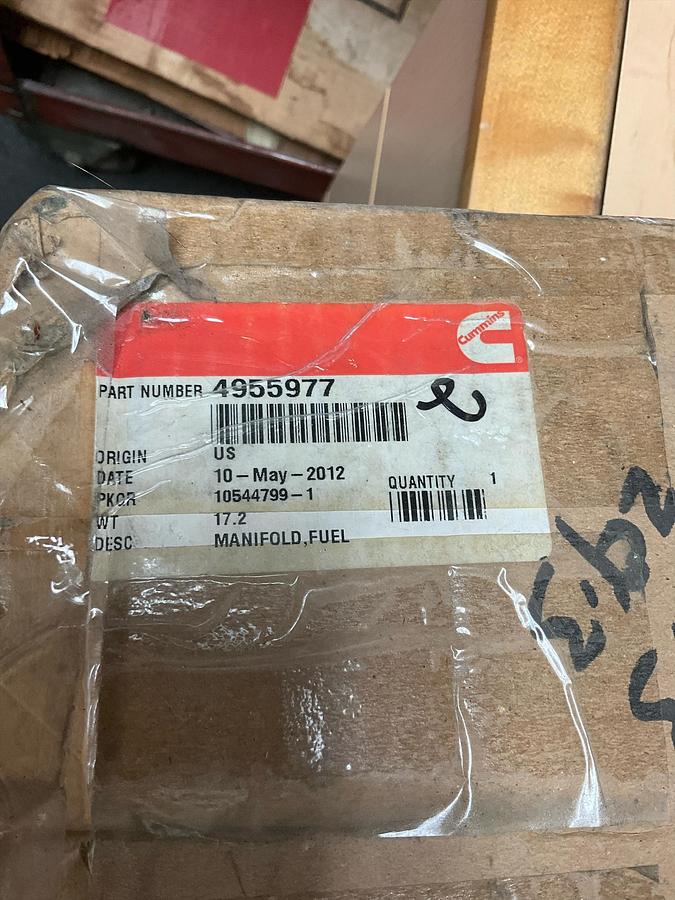 Cummins Fuel Manifold PN: 4955977