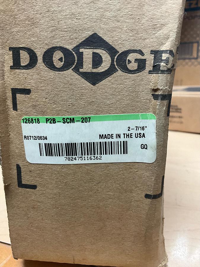 Dodge 126818 P2B-SCM-207 Bore Diameter: 2-7/16 Inch