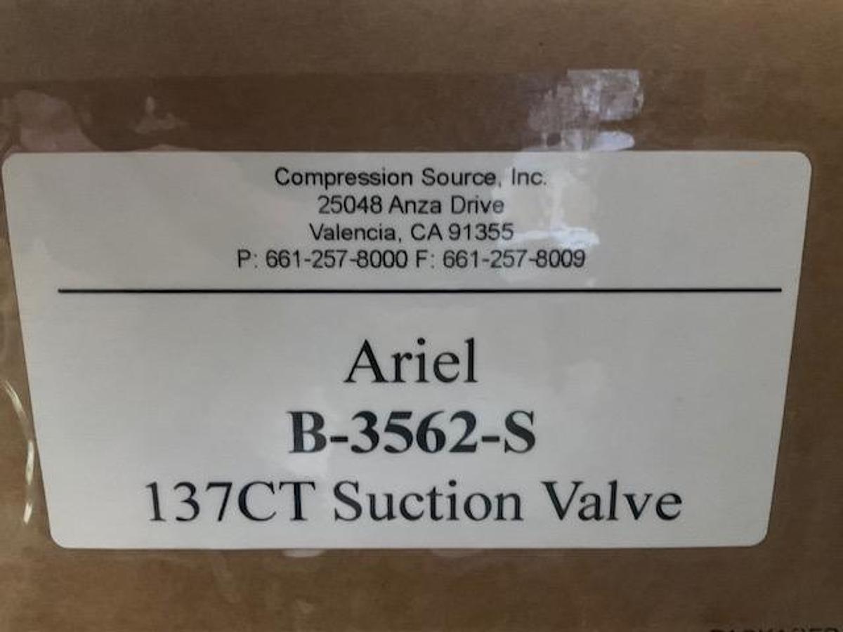 Rebuilt Ariel 137CT Suction Valve PN B-3562-S