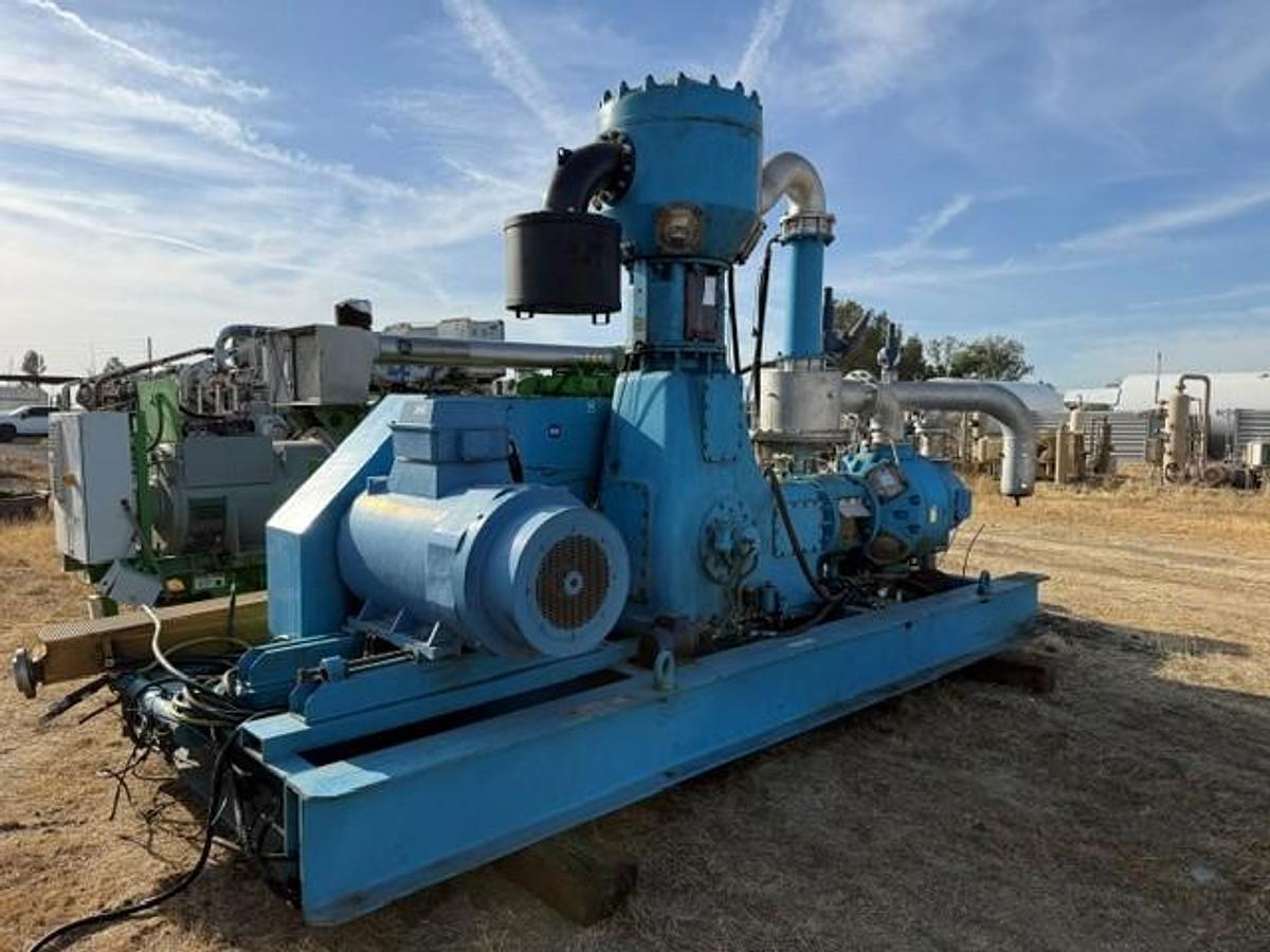 Used AF CE68F Air Compressor SN 20G542 with 378 KW Electric Motor