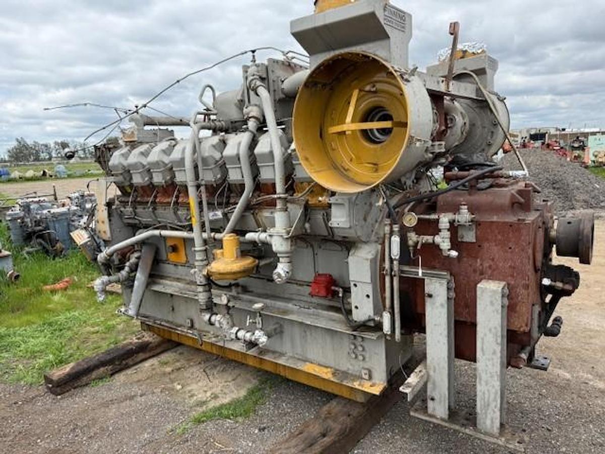 Used Caterpillar G3516SITA 1400 RPM Engine SN: 4EK01485