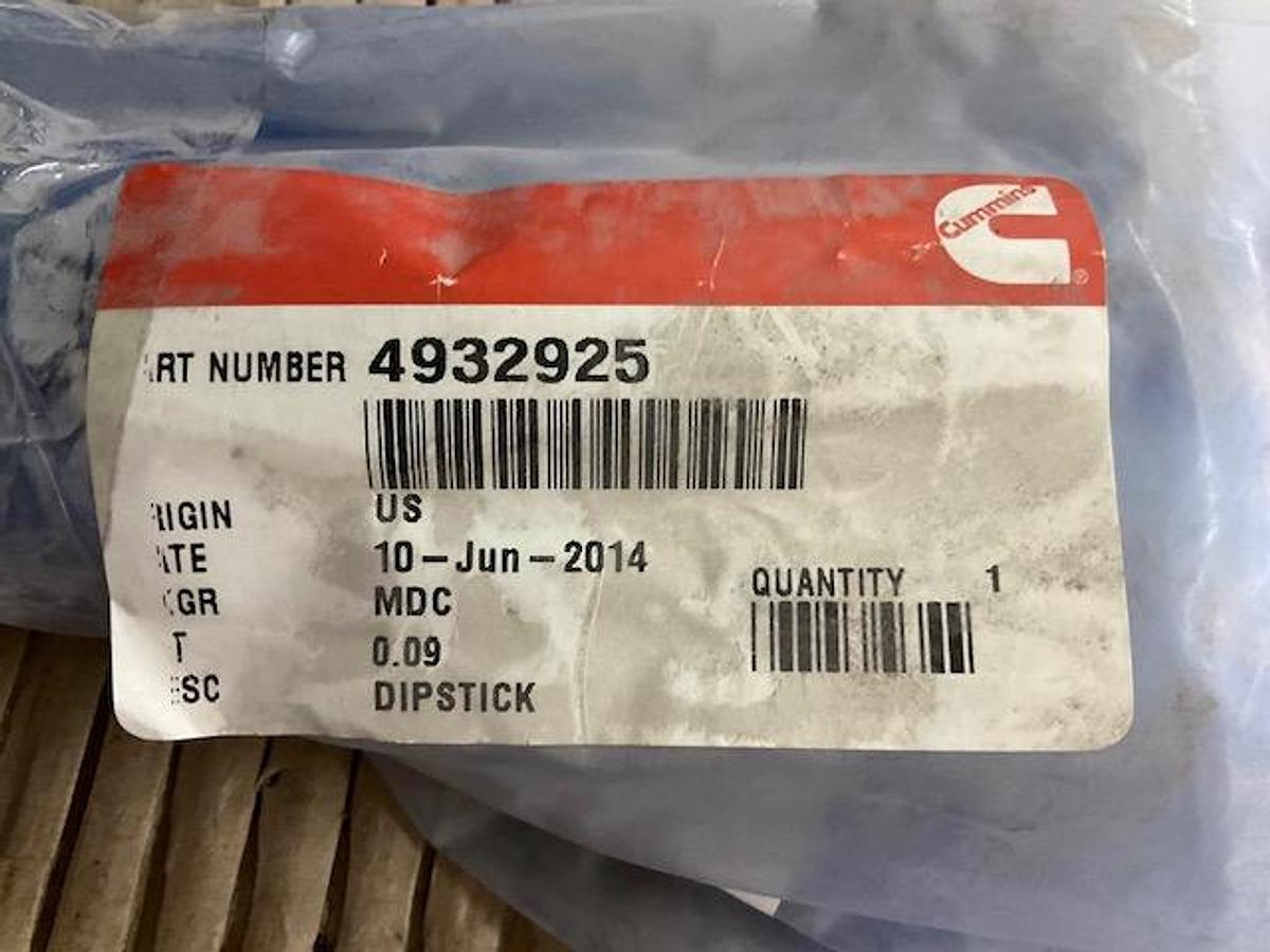Used Cummins Dip Stick PN 4932925