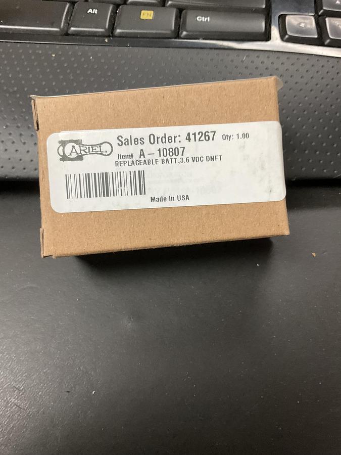 Ariel Replaceable Battery PN: A-10807