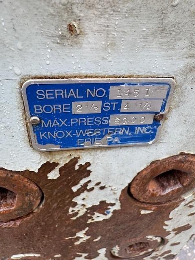 Used Knox Western Gas Compressors Model 6245