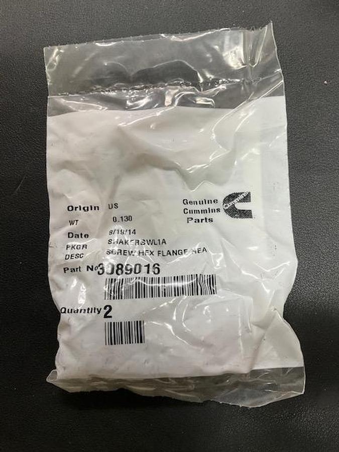 Used Cummins Flange Head Hex Screw PN 3089016