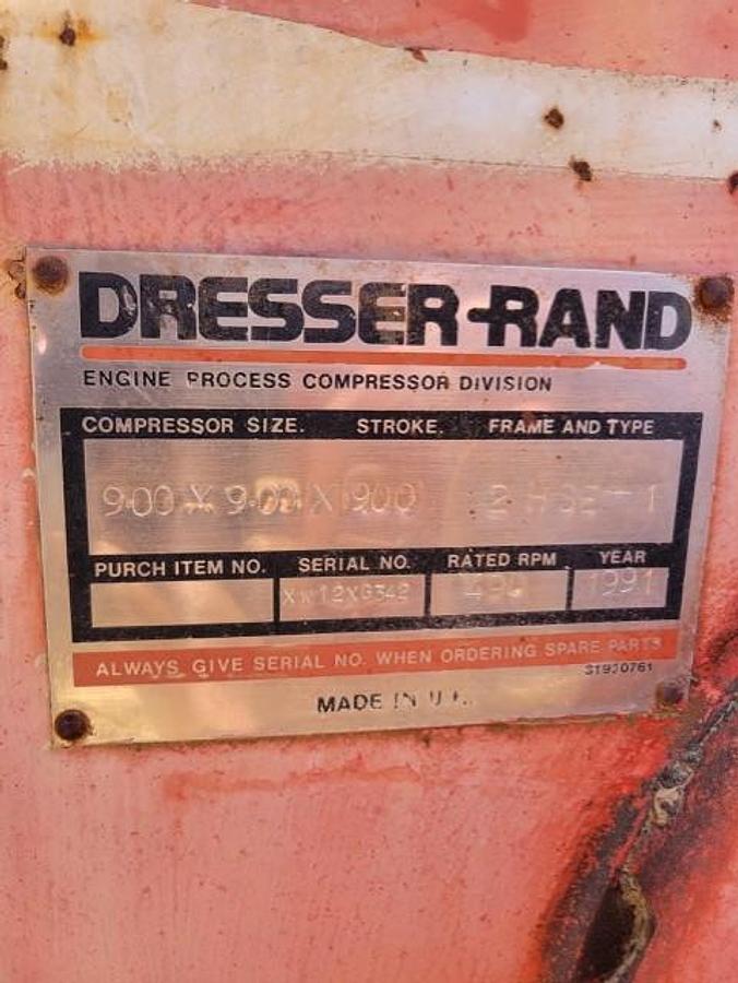 Used Ingersoll Rand HSE-2 Compressor Frames XW12XG342
