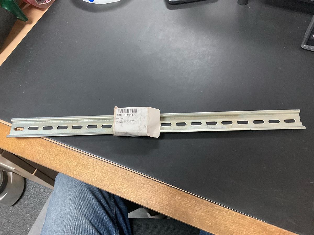 DINRAIL-19 - metal DIN RAIL, 19" long, EN50022/TS35 compatible 35x7.5mm section
