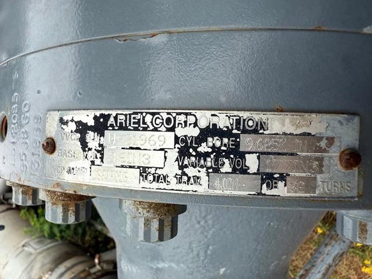 Used Waukesha L7044GSI / Ariel JGK-4 Three Stage Compressor Package SN F-17437 Size 13.625" x 13.625" x 9.625" x 6.75" with 156EH Cooler