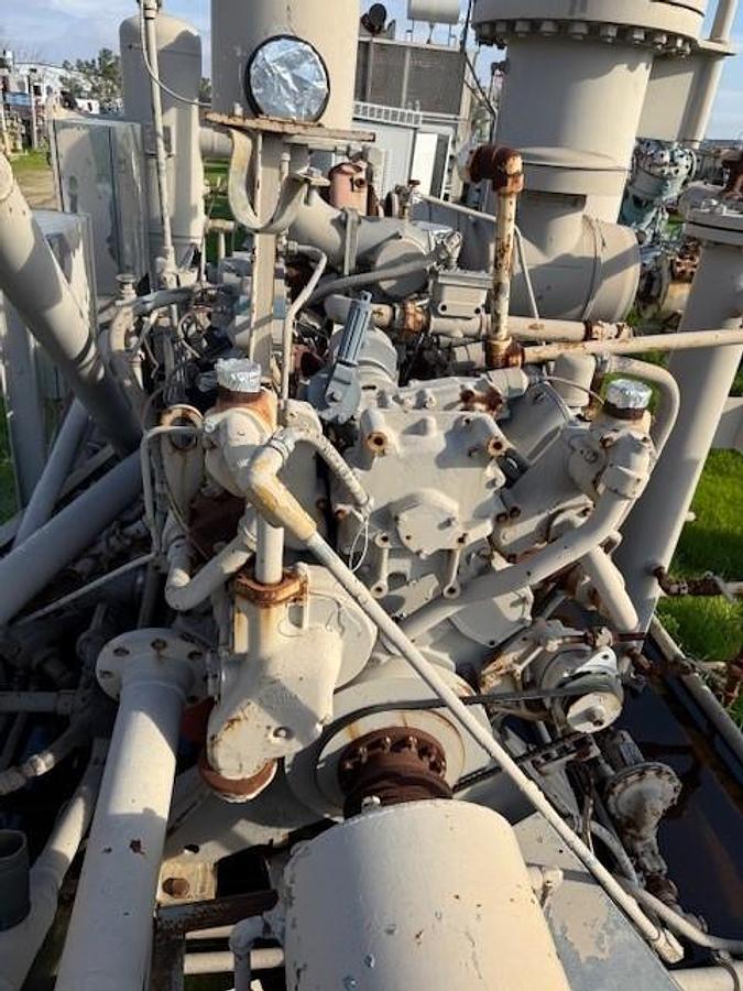 Used Cat Model G3408TA/ Frick Model TDSH233L With Cooler