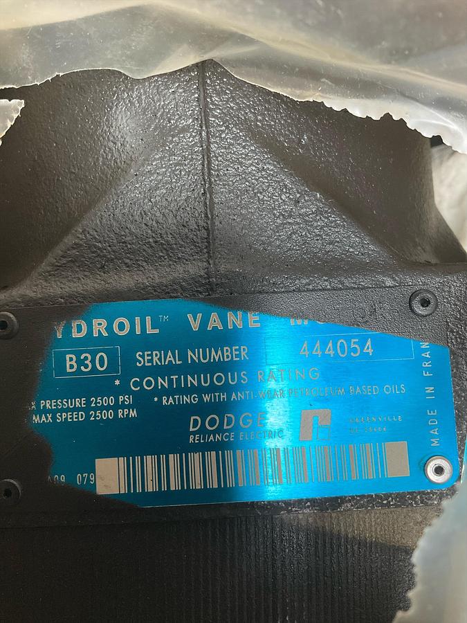 Dodge Hydroil B30 Hydraulic Vane Motor PNB:444054