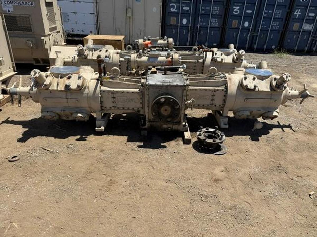 Used Ariel JGT-2 Compressor Frame SN F-29829 with (2) 8.375” JGT 1895 # Cylinders