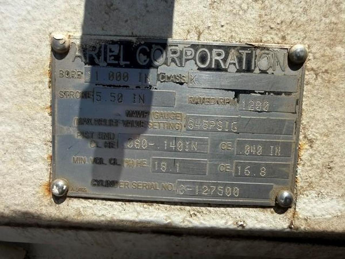 Used Ariel 11” JGK 845 # Cylinder SN C-127500