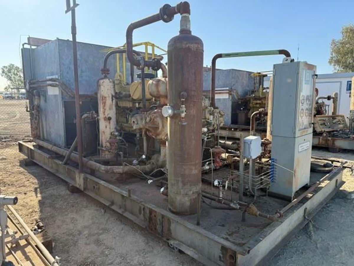Used CAT G3406TA / Ariel JGA-4 Five Stage High Pressure Compressor Package Size 11” x 6.125” x 3.625” x 3” x 1.5” SN: F-10098