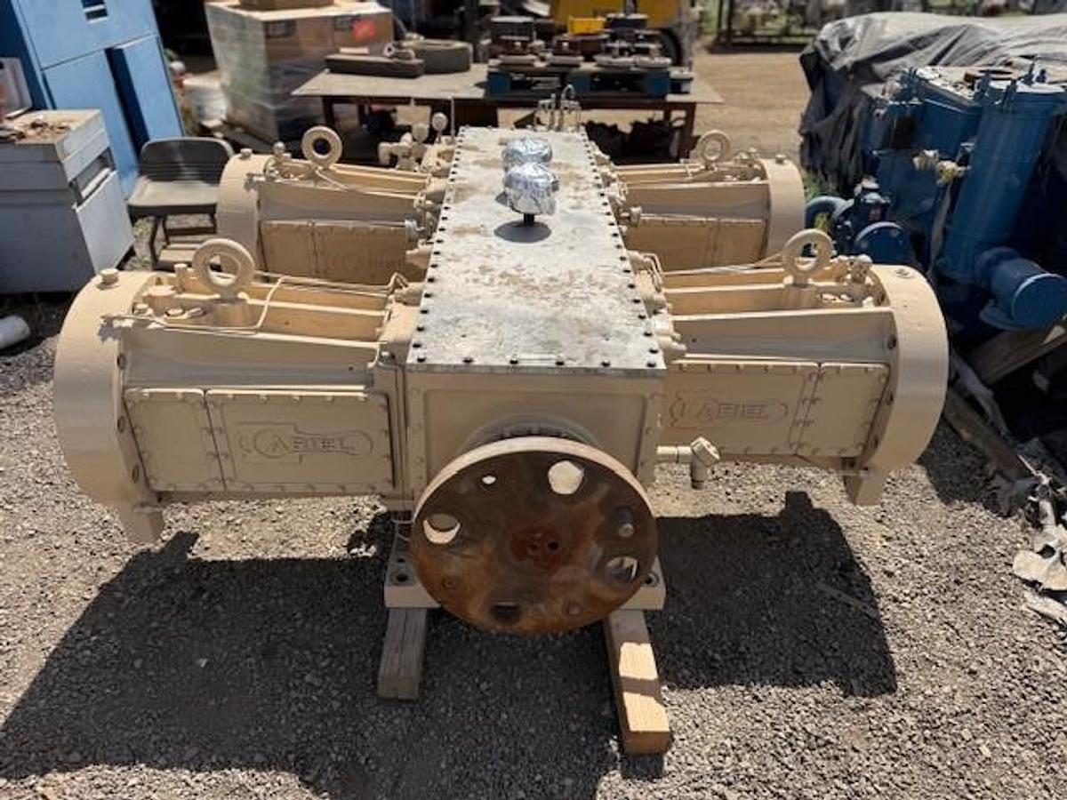 Used Ariel JGK-4 Compressor Frame SN F-37234 with (2) 11” x (2) 6.25” JGK Cylinders