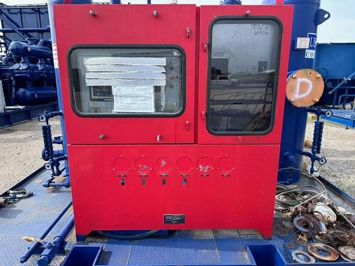 Used Ariel JGJ-4 / Cat G3508LE Three stage Compressor Package - Size 13.5” x 13.5” x 9.75” x 5.5” - Less Engine Only - Unit # 143